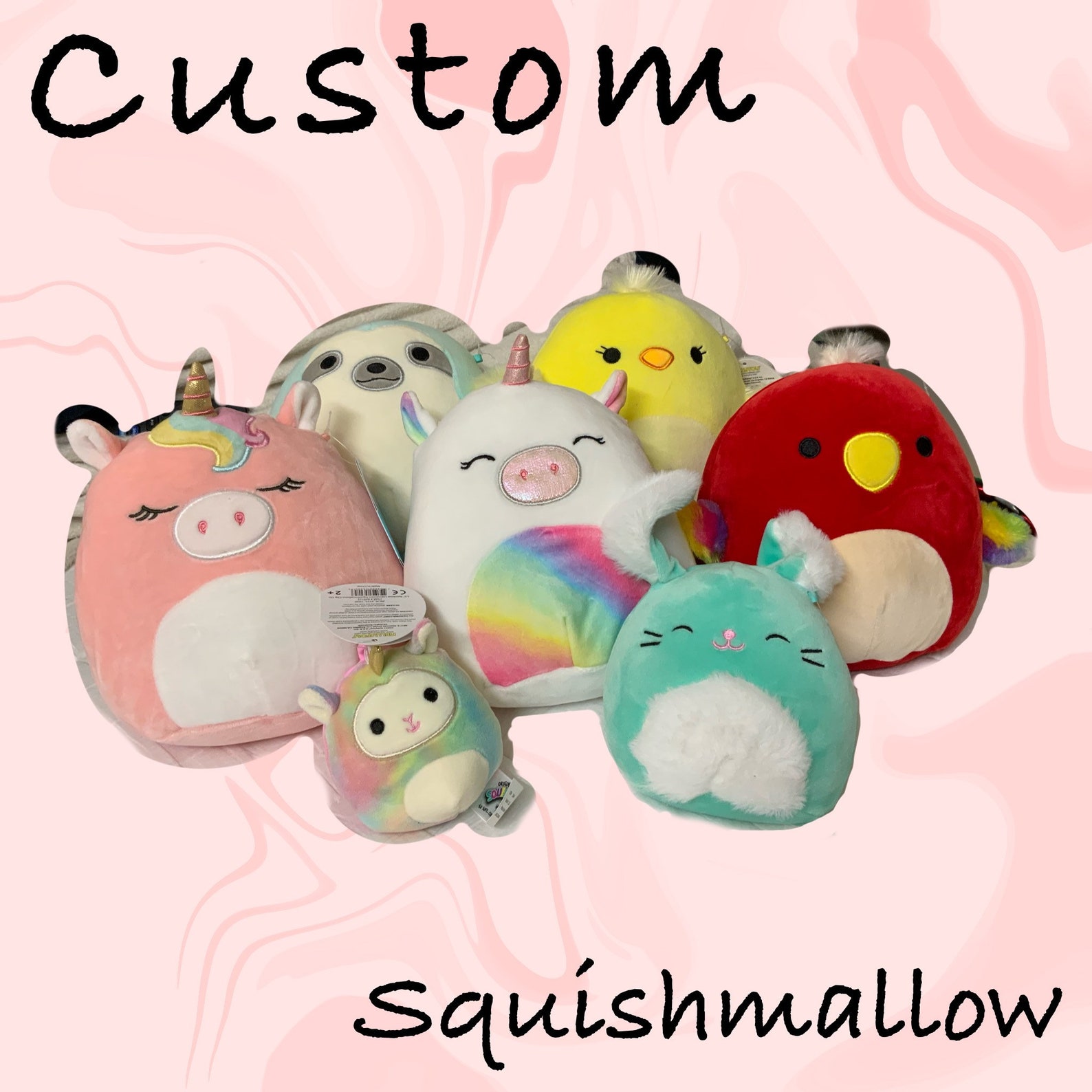 Custom Squishmallows read description | Etsy
