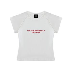 Camiseta raglán Y2K para mujer de Probably Offside / Copa del Mundo 2026