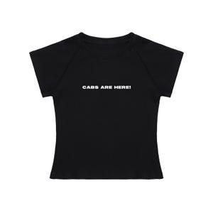 Taxis sind da! Bodycon Top mit Raglanärmel - Jersey Shore Bekleidung, DJ Pauly D, MTV, Lustiger Merch, Internet Kultur, Meme