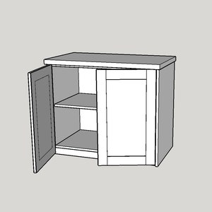 Professional Wood Working Plans - Free Standing Storage Cabinet