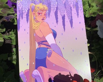 Wisteria Bimbo - A5 Art Print