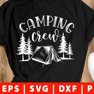 Camping Crew svg png dxf Camping svg Outdoor Activities Svg Camper Svg campfire svg Camper svg Glamping crew svg cut file Cricut Silhouette
