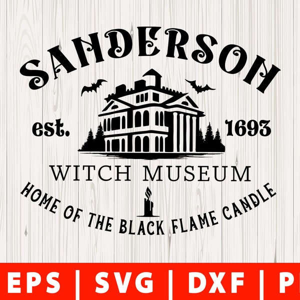 Sanderson Witch Museum SVG Dxf Popular files It's all just a bunch of hocus pocus Svg Halloween Shirt Svg Cut File Digital Download Circuit