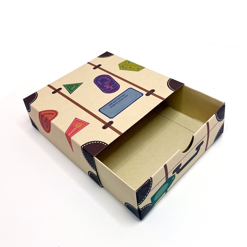 Drawer Packaging Box Folding Paper Box Kraft Paper Folding Etsy UK