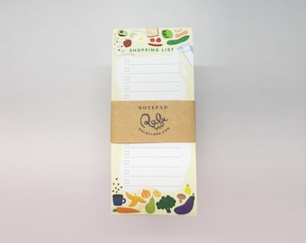Magnetisch boodschappenlijstje voor op de koelkast, milieuvriendelijk boodschappenlijstje met magneet, leuke maaltijdplanner voor in de keuken, schrijfwarencadeau voor mama