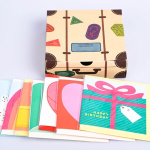 Everyday Greeting Cards Drawer Box  7verpakking wenskaarten en enveloppen | Kaarten set