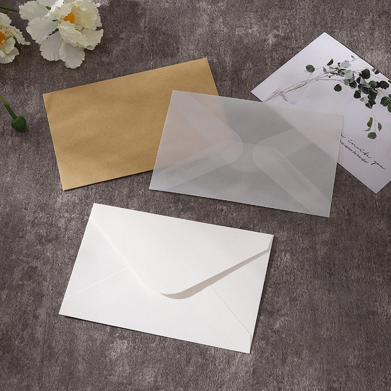 Personalized Kraft Envelopes with your design, Design printed envelopes for Birthday/Gift Wrapping/Business, Wedding invitation Envelopes image 4