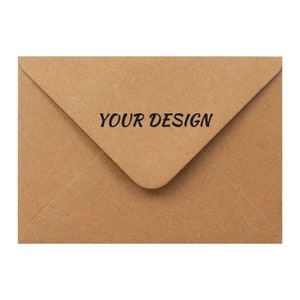 Personalized Kraft Envelopes with your design, Design printed envelopes for Birthday/Gift Wrapping/Business, Wedding invitation Envelopes image 2