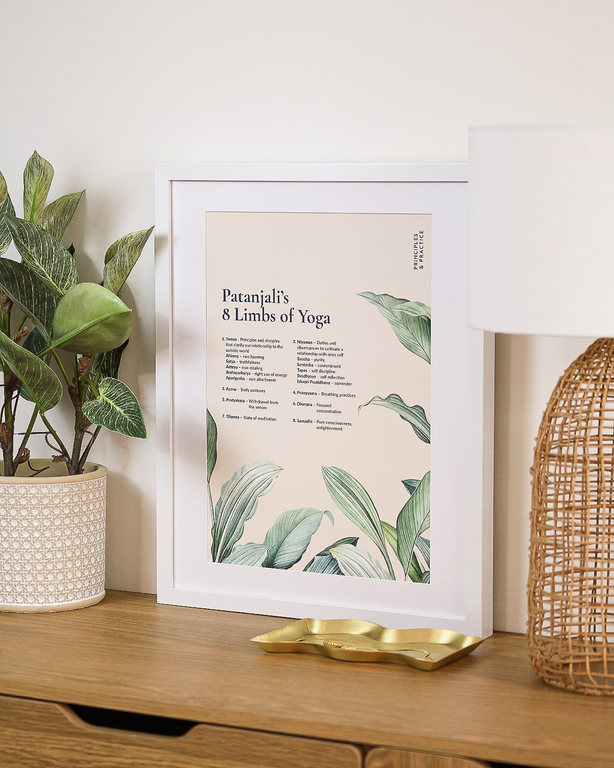 8 Limbs of Yoga Poster | Digital Download | Wall Art | Patanjali’s Yoga ...