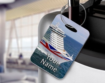 P&O Cruises Iona - Cruising, Cruise Ship, Holiday, Vacation Personalised Luggage Tags