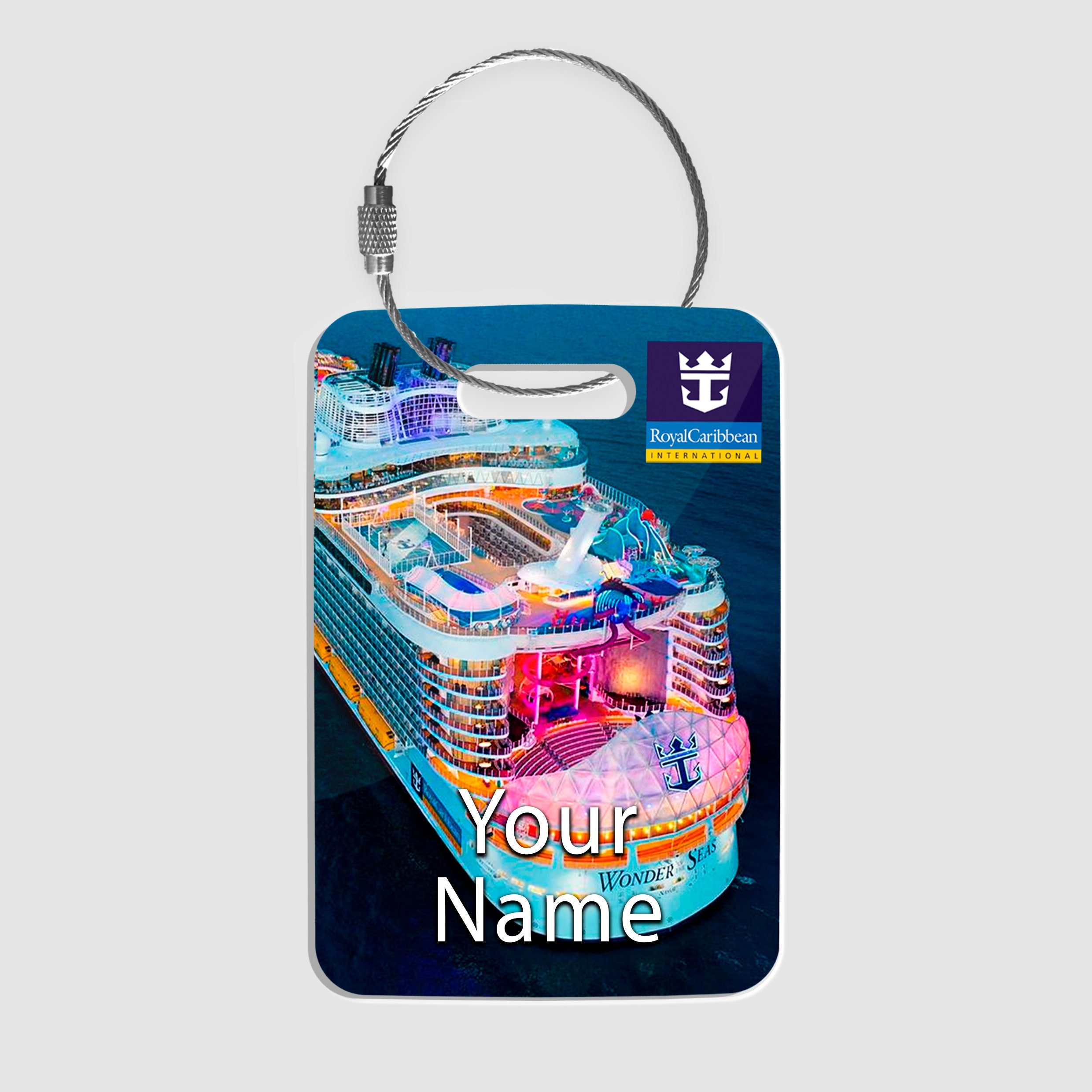 Royal Caribbean Luggage Tags Wonder of the Seas Cruise Etsy Canada