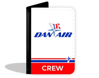 Dan Air Cabin Crew Passport Cover - Aviation - Limited Edition - Exclusive!