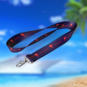 Lanyard Virgin Voyages Cruises con porta carte d'identità - Nave da crociera - Esclusiva Travel Merch