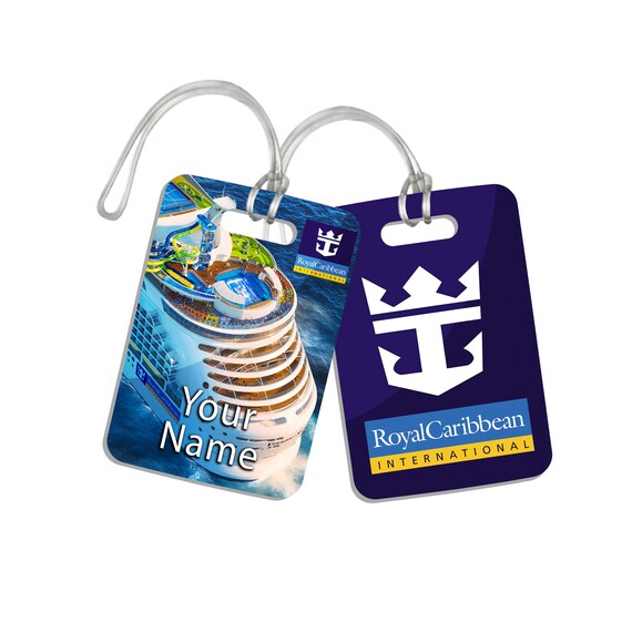 Royal Caribbean Luggage Tags Cruise Ship Limited Edition Etsy
