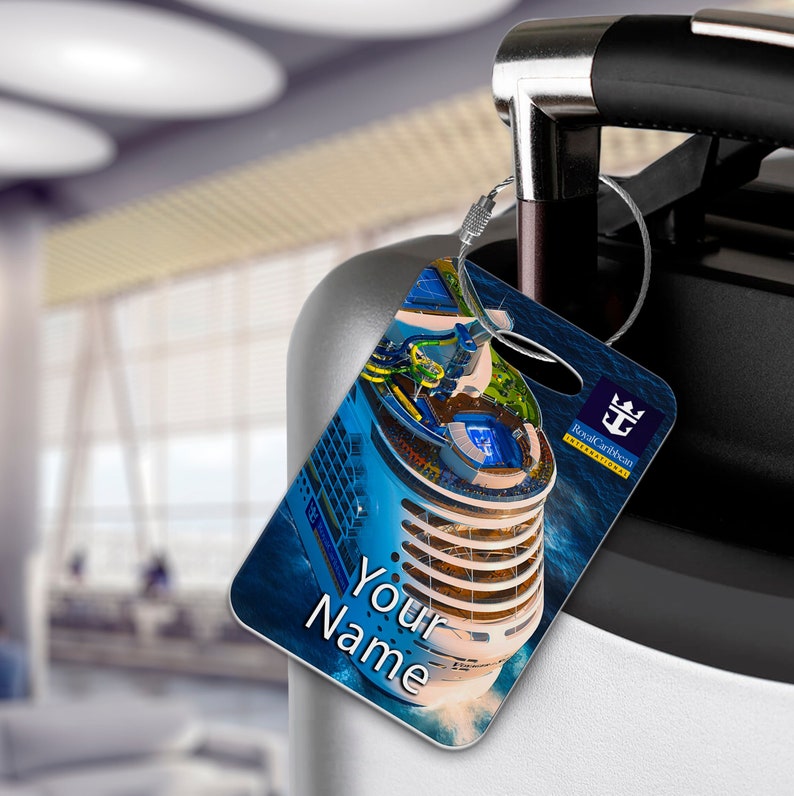 Royal Caribbean Luggage Tags Cruise Ship Limited Edition Etsy