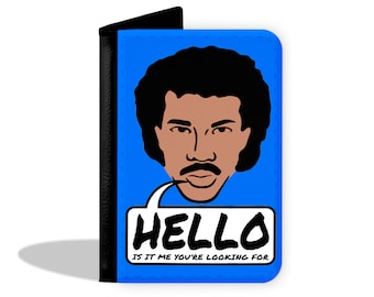 Lionel Richie Hello Blue Passport Cover - Aviation - Limited Edition - Exclusive!