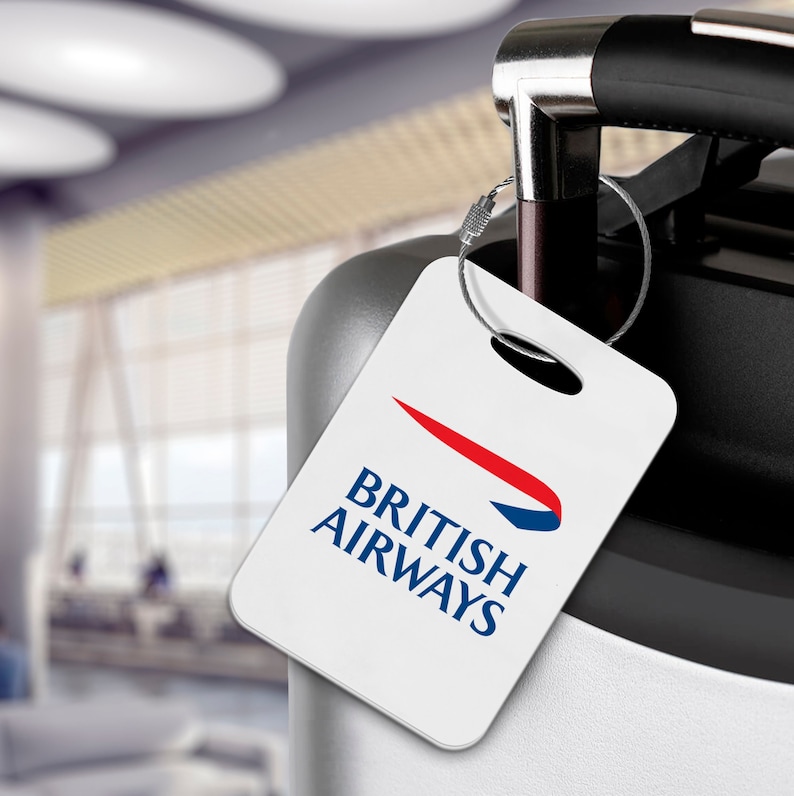 British Airways Luggage Tag Limited Edition Aviation, Retro Livery, Aircraft Exclusive image 1