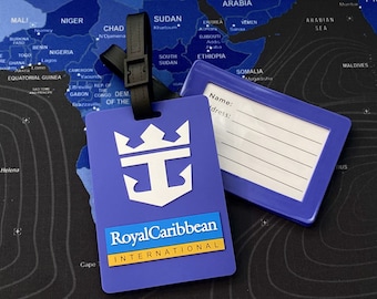 Royal Caribbean 3D Rubber Luggage Tag - Exclusive - Limited Edition