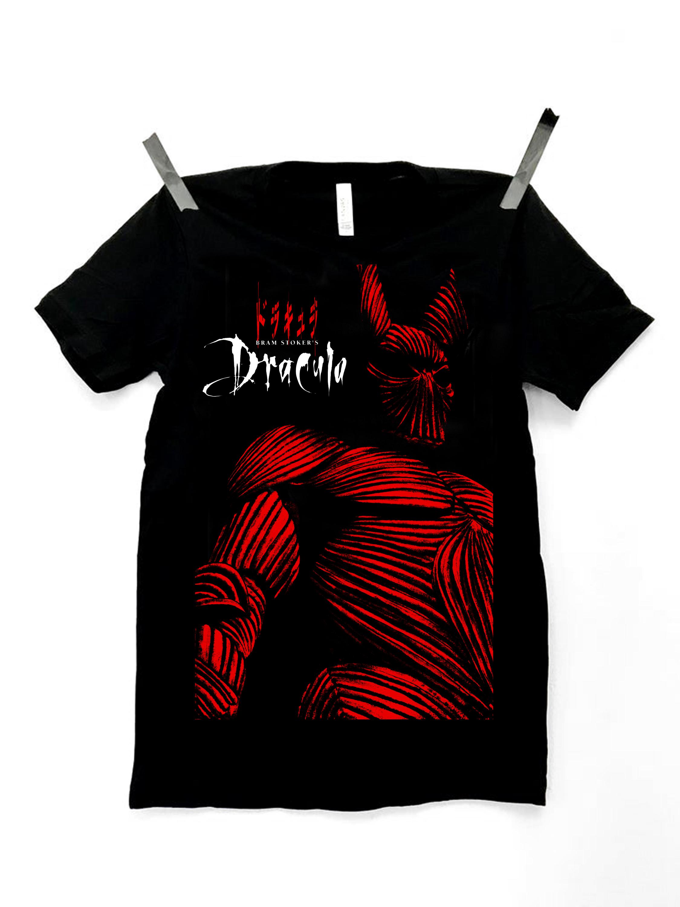 Women's T-Shirts [Out of Print] Bram Stoker / Dracula Tee (Red) (Womens) Dracula unisex book t-shirt — Out of Print
