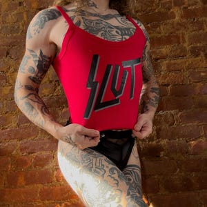 SLUT tank top