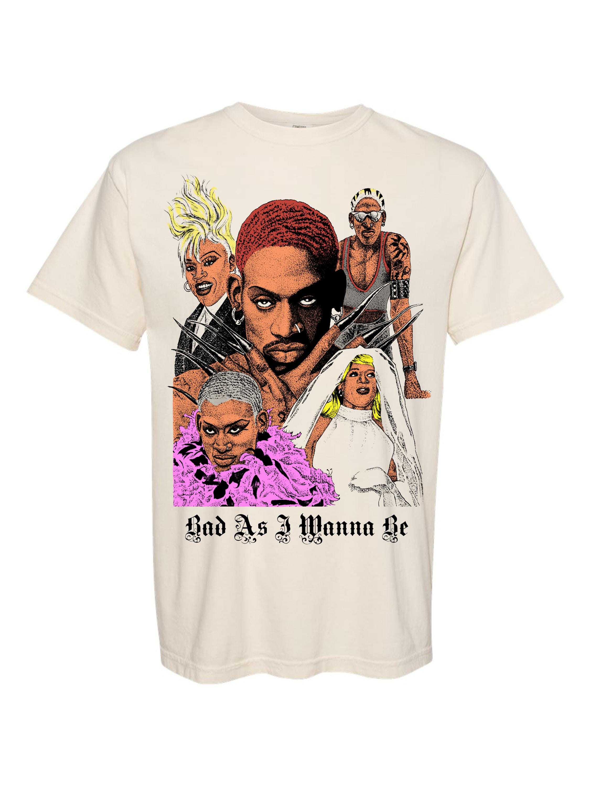 Dennis Rodman Shirt Bad as I Wanna Be - Etsy