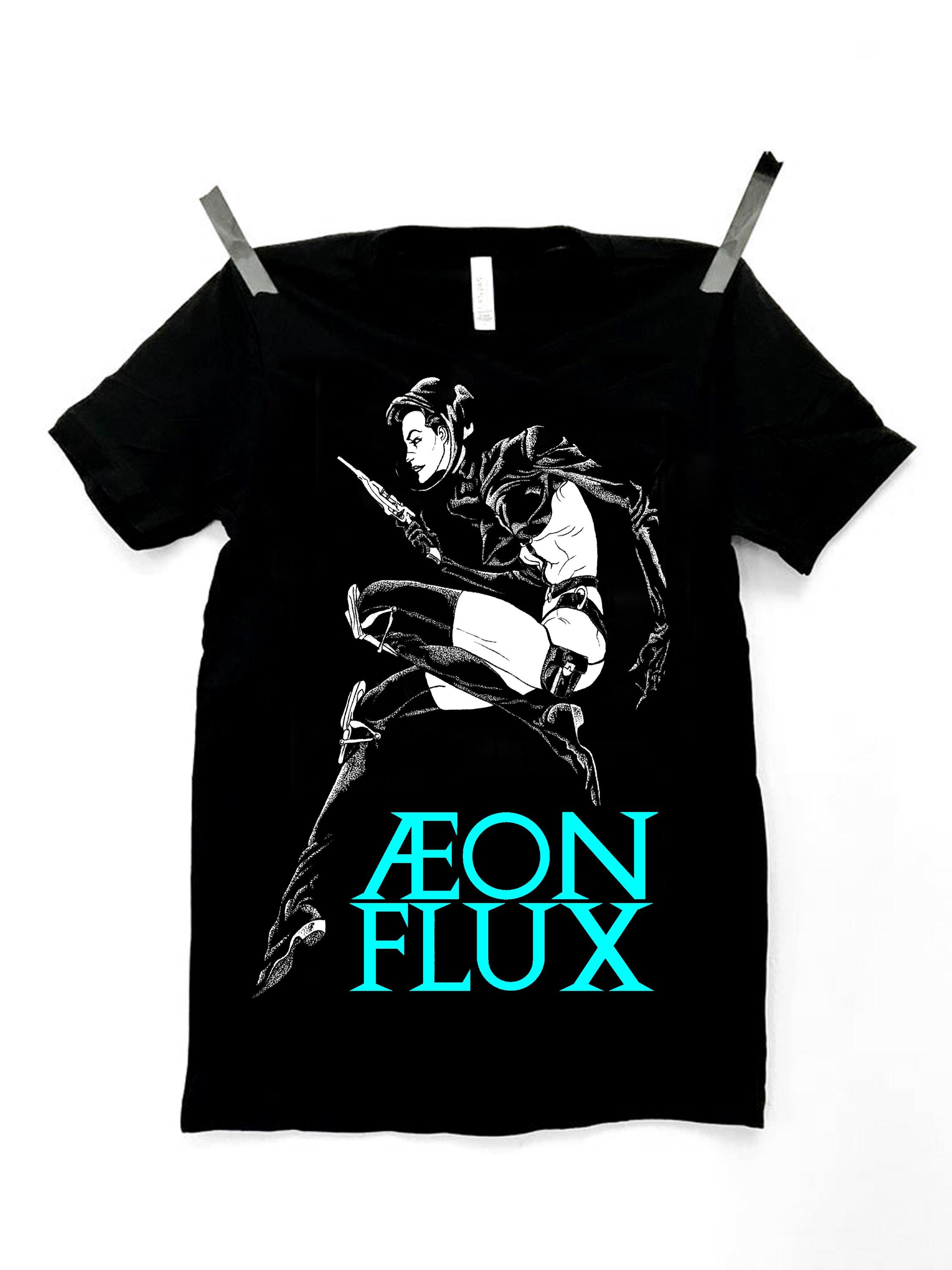 【HI FI FNK】Eonflux Washed Top Aeon Flux Shirt | Occult Clothing