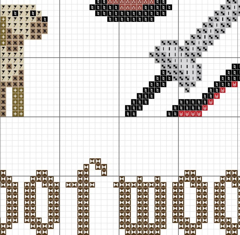 John Finnemore Souvenir Programme Season 9 Sampler Crossstitch Pattern Instant Digital PDF