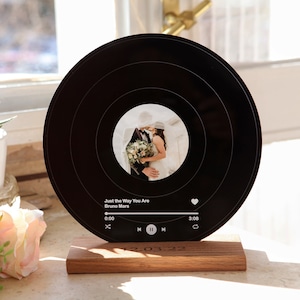 Personalized Vinyl Record - Couples Gift - Wedding Gift - Song Gift - Birthday Gift for Her - Anniversary Gift for Him - Christmas Gift Her