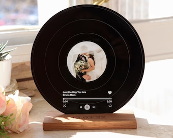 Personalized Vinyl Record - Couples Gift - Wedding Gift - Song Gift - Birthday Gift for Her - Anniversary Gift for Him - Christmas Gift Her