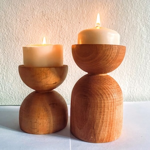 HANDMADE Candle Holder Set - Candlestick Holder - Wedding Decor - Engagement Ornament - Home Decor Gift - New / First Home House Gift