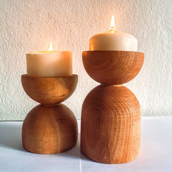 HANDMADE Candle Holder Set - Candlestick Holder - Wedding Decor - Engagement Ornament - Home Decor Gift - New / First Home House Gift
