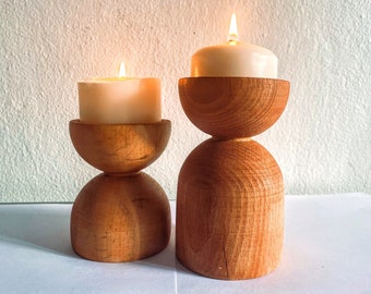 HANDMADE Candle Holder Set - Candlestick Holder - Wedding Decor - Engagement Ornament - Home Decor Gift - New / First Home House Gift