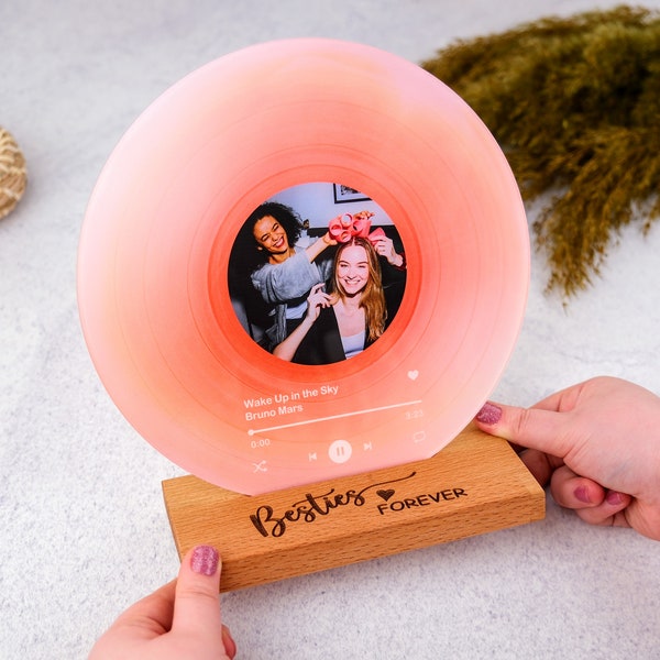 Romantic Personalized Record - Birthday Gift for Her - Anniversary Gift for Him Her - Couples Gifts - Valentines Day Gifts - Boyfriend Gifts