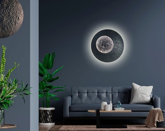 Wall lamp "Planet" for home decor. lamp , nightlight for wall decor. wall light, floor lamp