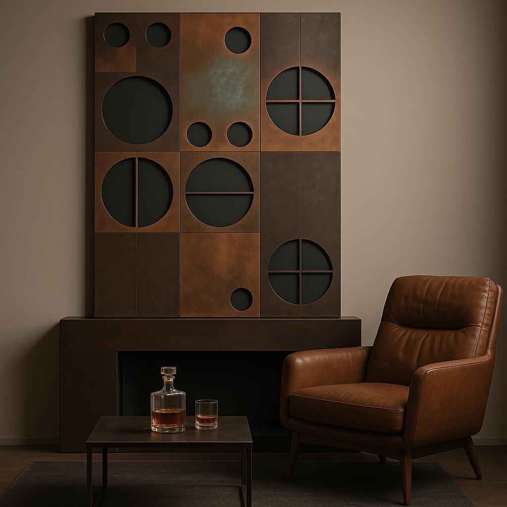Modern Luxury Style Metal Wall Art - Etsy