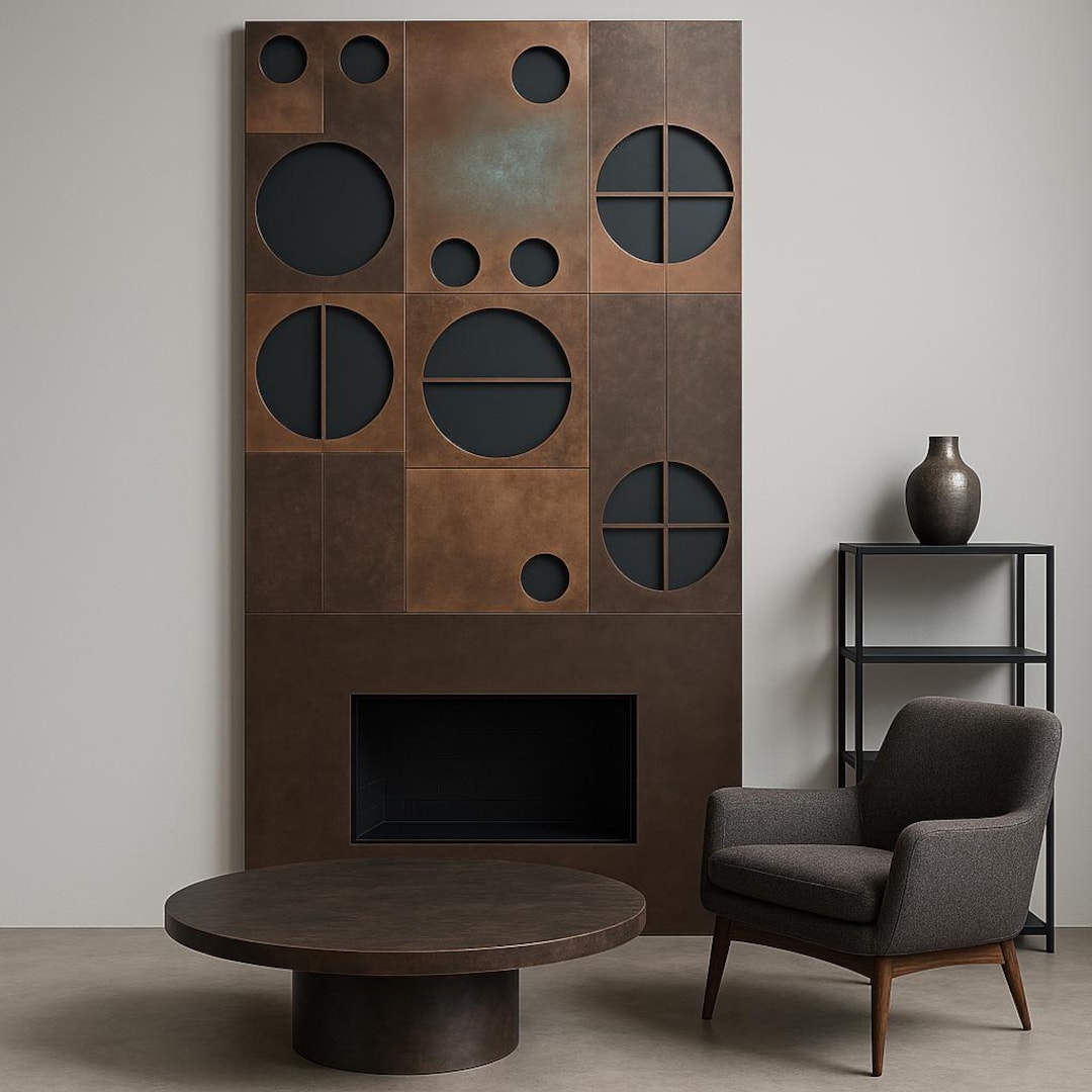 Modern Luxury Style Metal Wall Art - Etsy