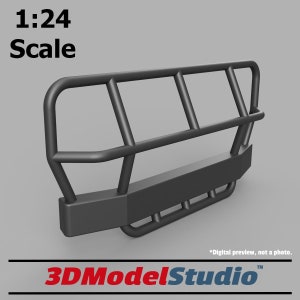 Bullbar modello 3D in scala 1:24 per 4WD come Toyota FJ40 Landcruiser n. 2