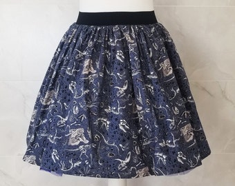Fósiles de dinosaurio, falda de dinosaurio para mujer, falda de mujer, falda de dinosaurio, esqueletos de dinosaurio, ropa de dinosaurio, moda de dinosaurio, regalo de dinosaurio