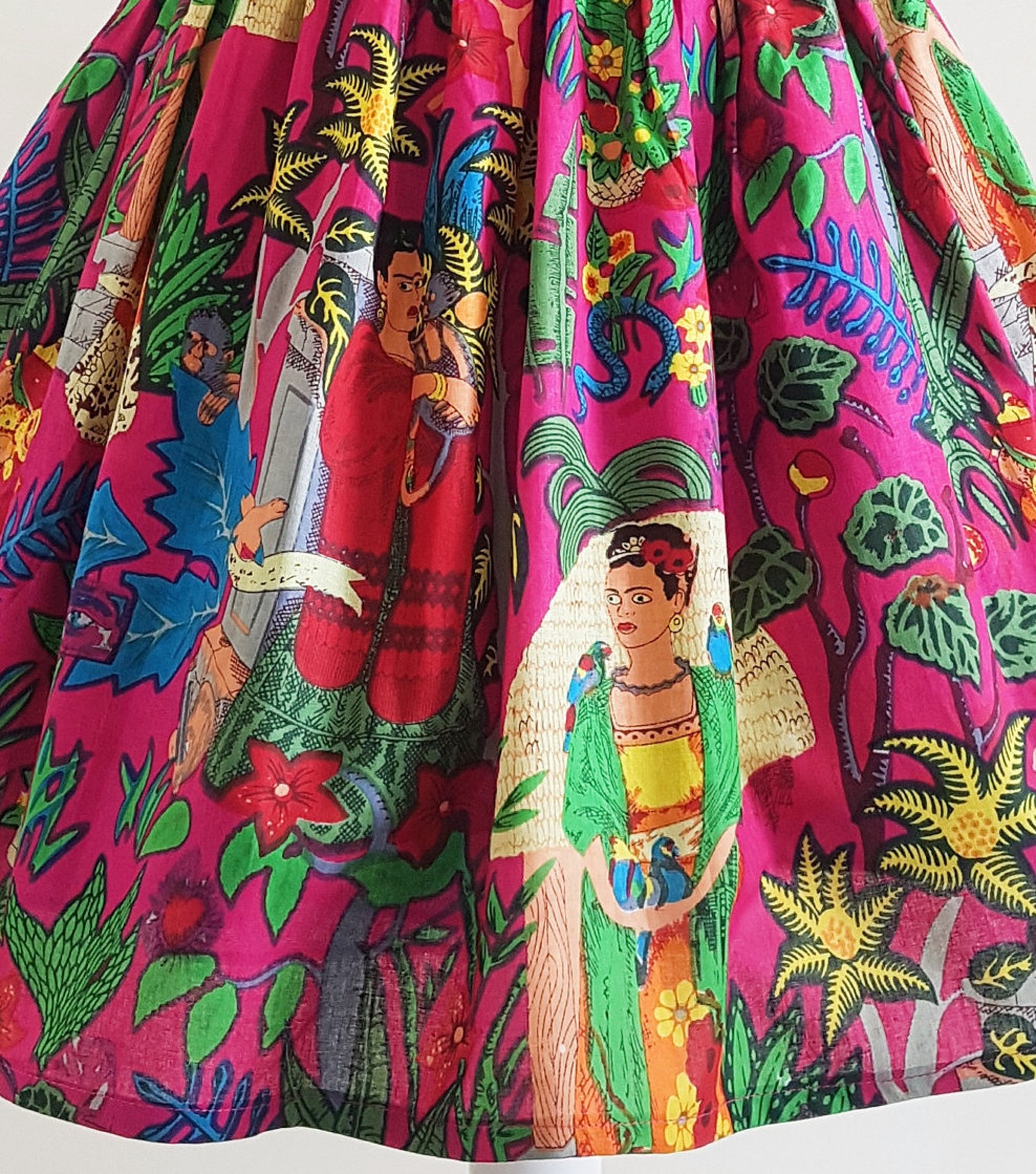 Frida Kahlo Skirt Frida's Garden Skirt Frida Kahlo | Etsy