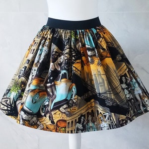 Zombie Apocalypse Skirt, Zombie Skirt, Zombie Horror Skirt, Zombie Clothing, Zombie Outfit, Party Outfit, Halloween Outfit, Quirky, Horror