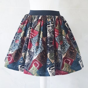 Spooky Spell Books Skirt, Wicked Spell Book Skirt, Library Book Skirt, Womans Skirt, Book Skirt, Literary Skirt, Book Themed Gift for Her