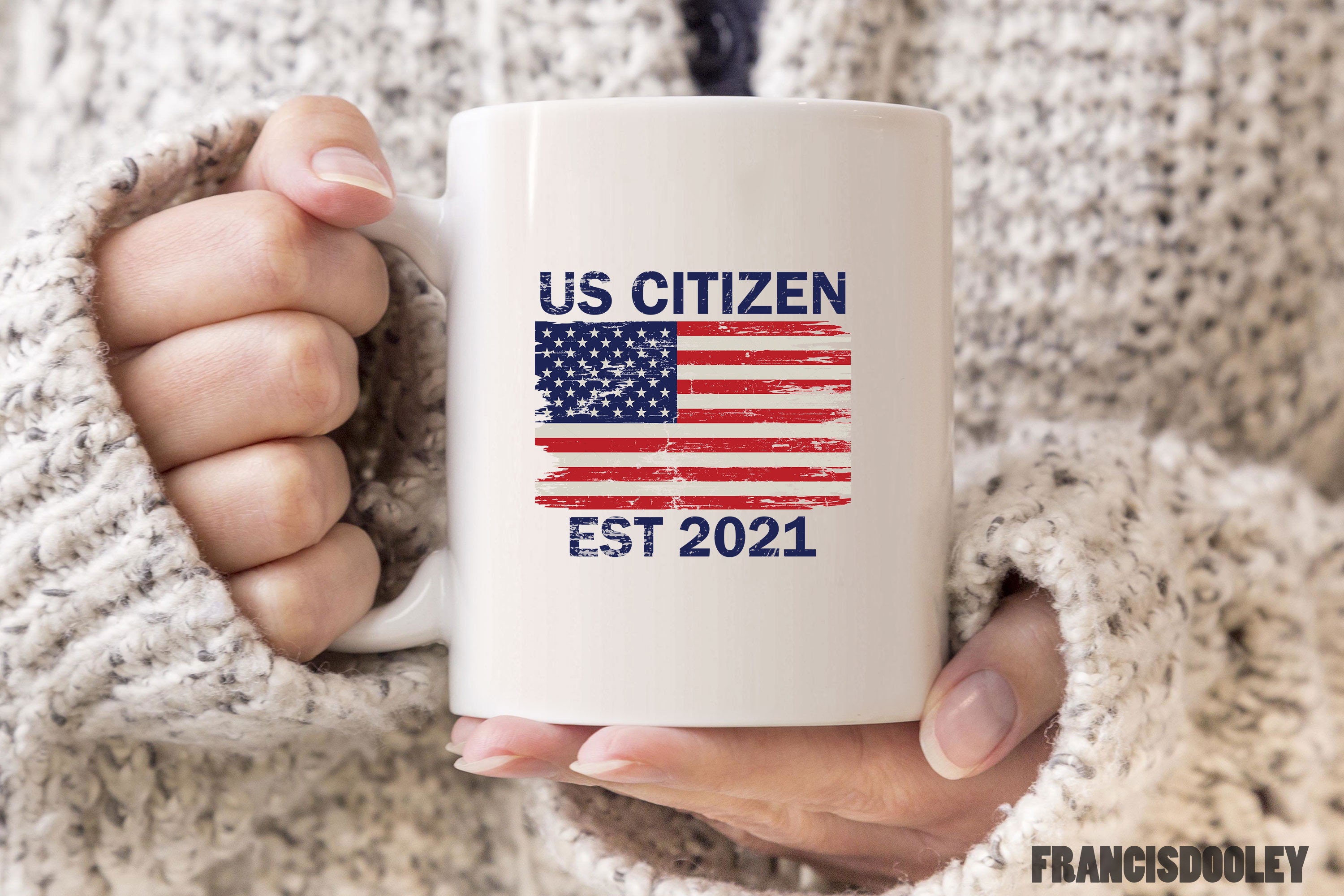 New US Citizen Est 2021 American Immigrant Citizenship Gift Etsy