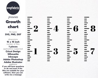 Growth Chart Svg Etsy