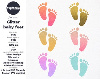 Baby Feet Png Etsy