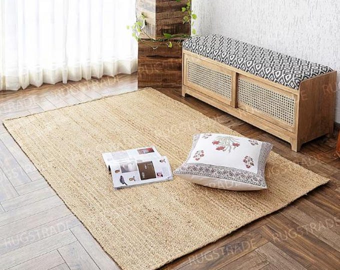 330x400 cm Natural Cutting Jute Rug