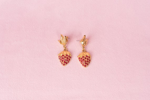 Zara strawberry sale earrings