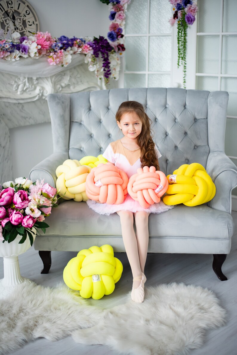 Knot Cushion Decorative pillow Knot pillow Home decor