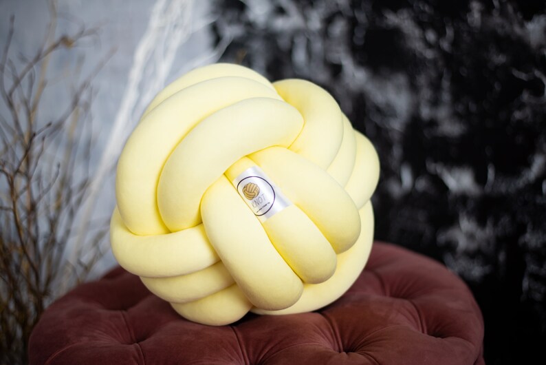 Knot Cushion Decorative pillow Knot pillow Home decor