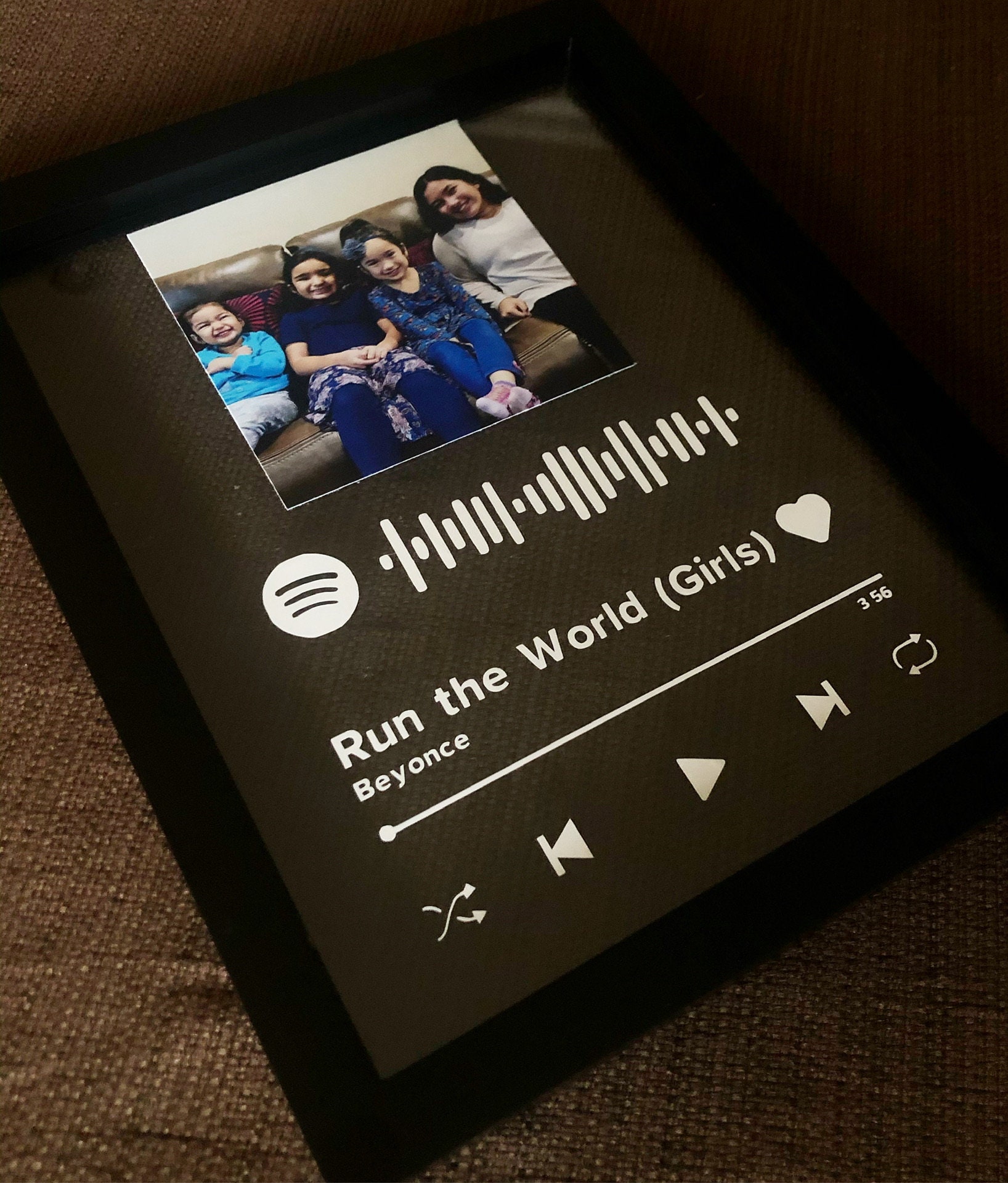 Spotify Glass Art Etsy