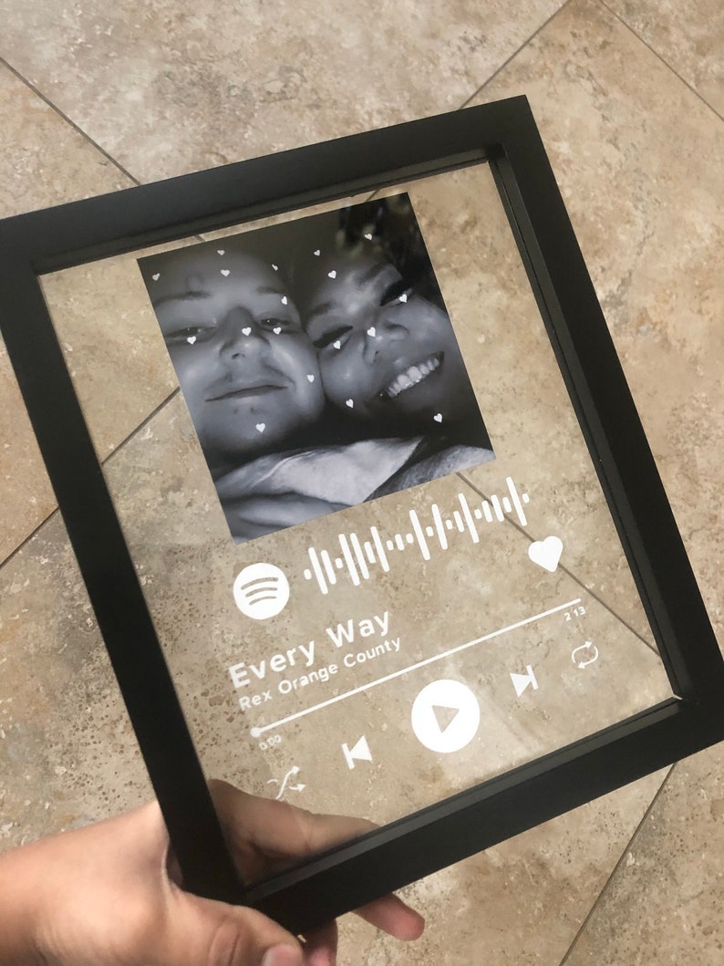 Spotify Glass Art Etsy